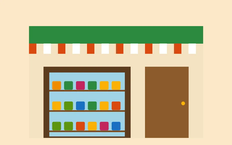 Ilustración de la web de ejemplo de una bodega ficticia